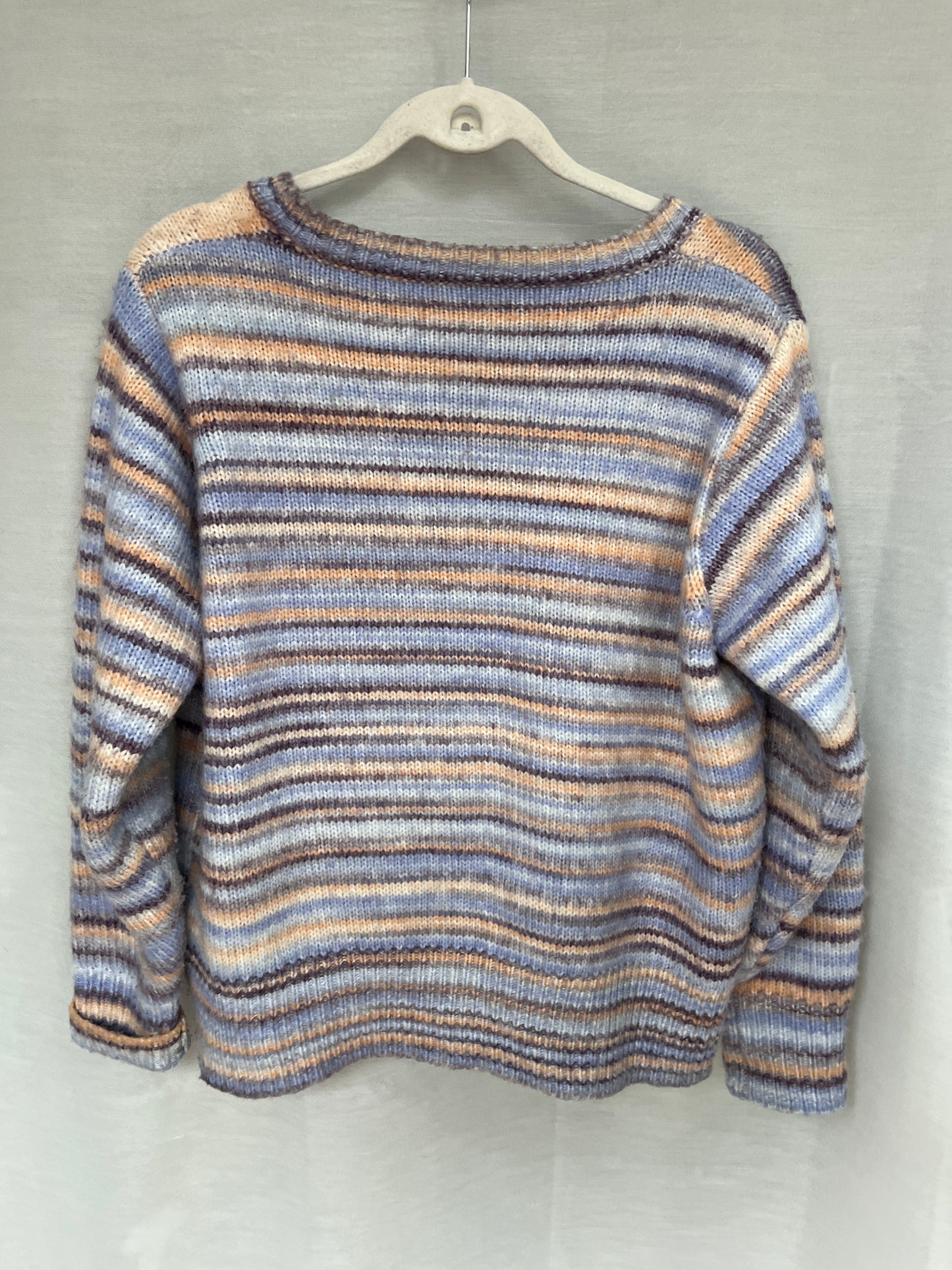 Soulmate Cardigan Strickjacke mit Knöpfen gestreift in hellblau, S, M, L