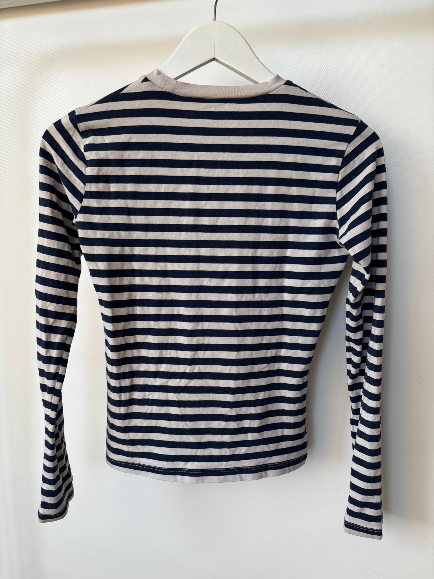 Gestreiftes Longsleeve Shirt NAKD Stretch in blau weiß, S