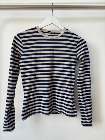 Gestreiftes Longsleeve Shirt NAKD Stretch in blau weiß, S