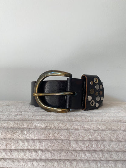 Breiter Echtledergürtel ESPRIT espresso dunkelbraun, TW 95