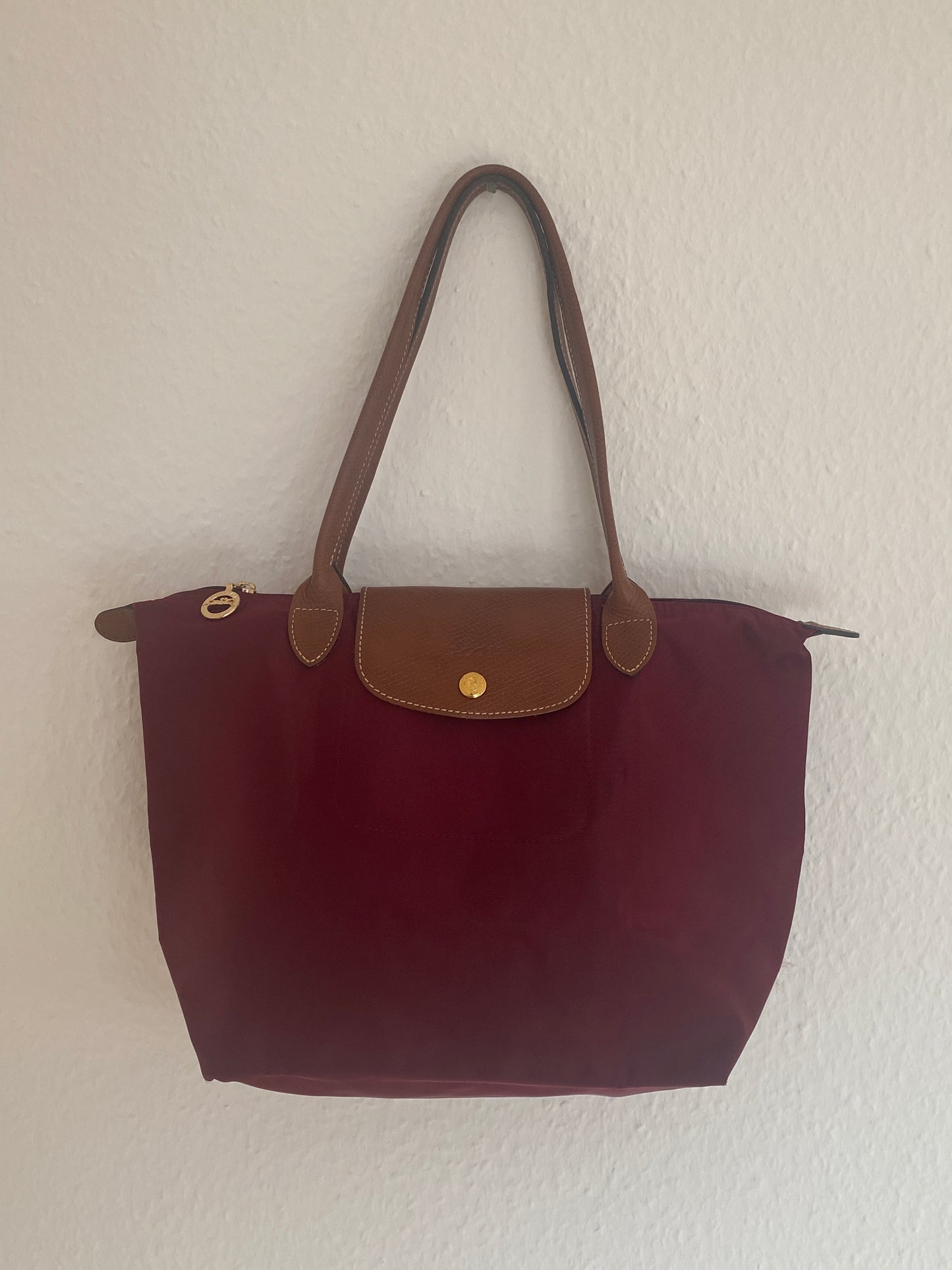 Longchamp Le Pliage Handtasche S in bordeaux dunkelrot