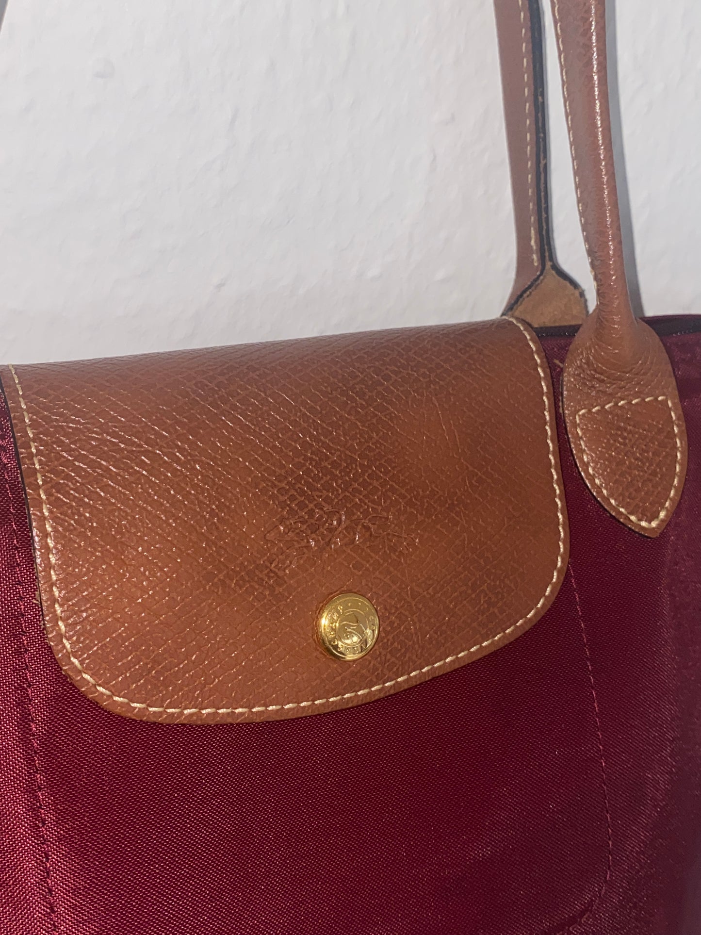 Longchamp Le Pliage Handtasche S in bordeaux dunkelrot