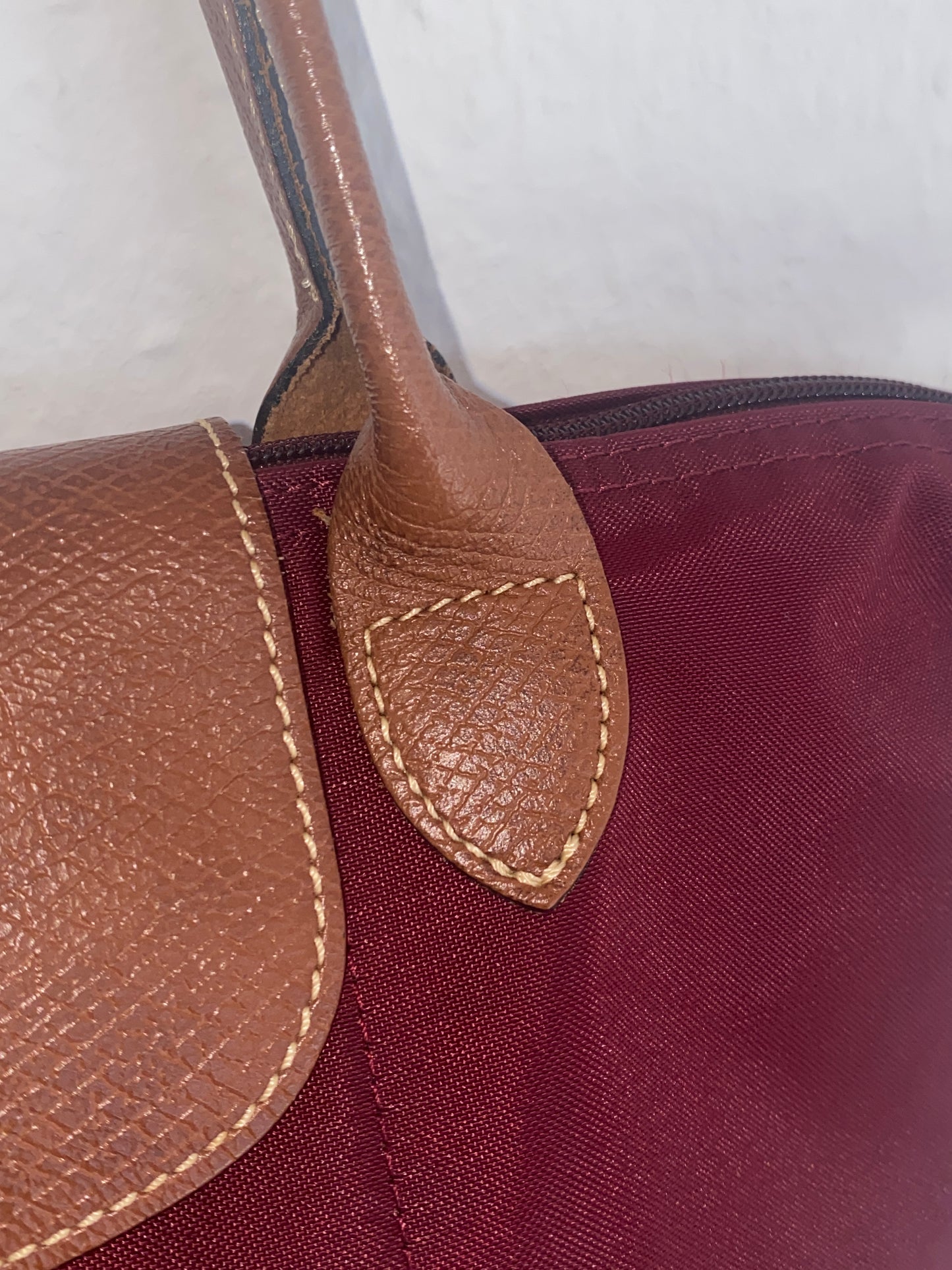 Longchamp Le Pliage Handtasche S in bordeaux dunkelrot