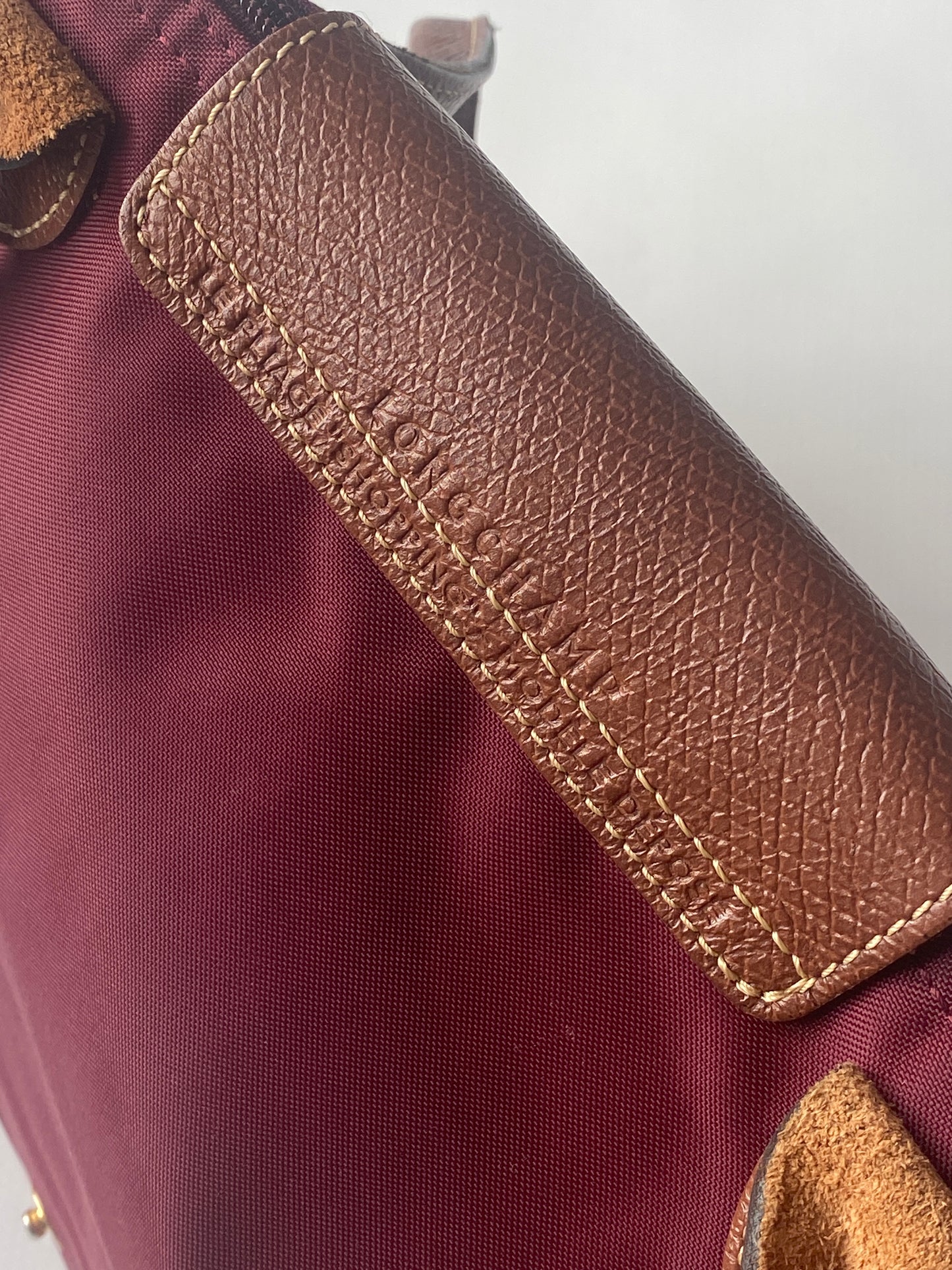 Longchamp Le Pliage Handtasche S in bordeaux dunkelrot