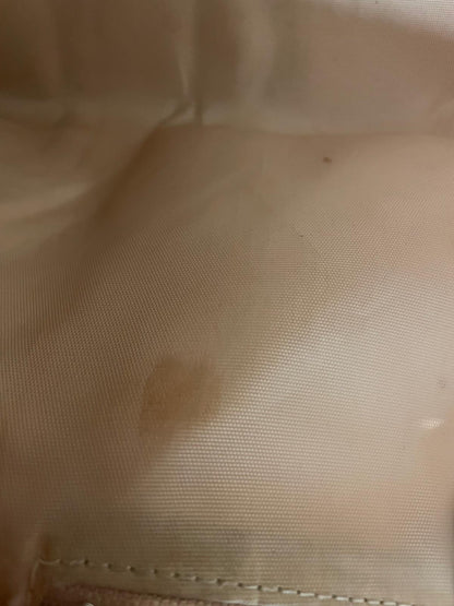 L.Credi Leder Handtasche Schulter in rot mit Kroko-Prägung