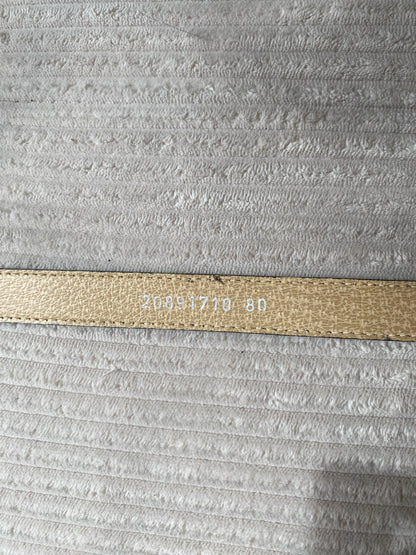 Schlangenoptik Gürtel in silber-schwarz, schmal, verziert, TW 75