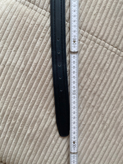 gardeur Designer Ledergürtel schwarz gold, TW 85