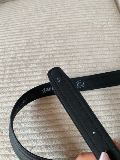 gardeur Designer Ledergürtel schwarz gold, TW 85