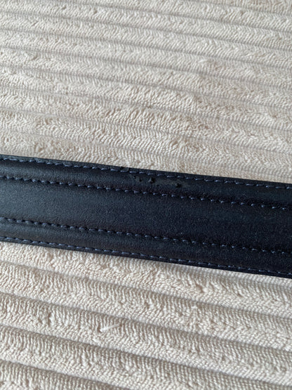 gardeur Designer Ledergürtel schwarz gold, TW 85