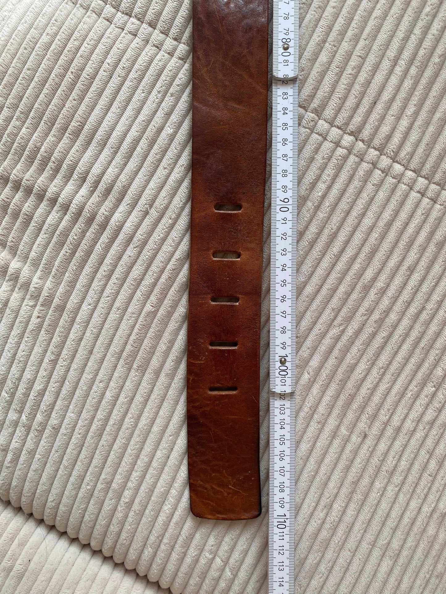 THE BELT Western breiter Ledergürtel mit rustikaler Schnalle, TW 95