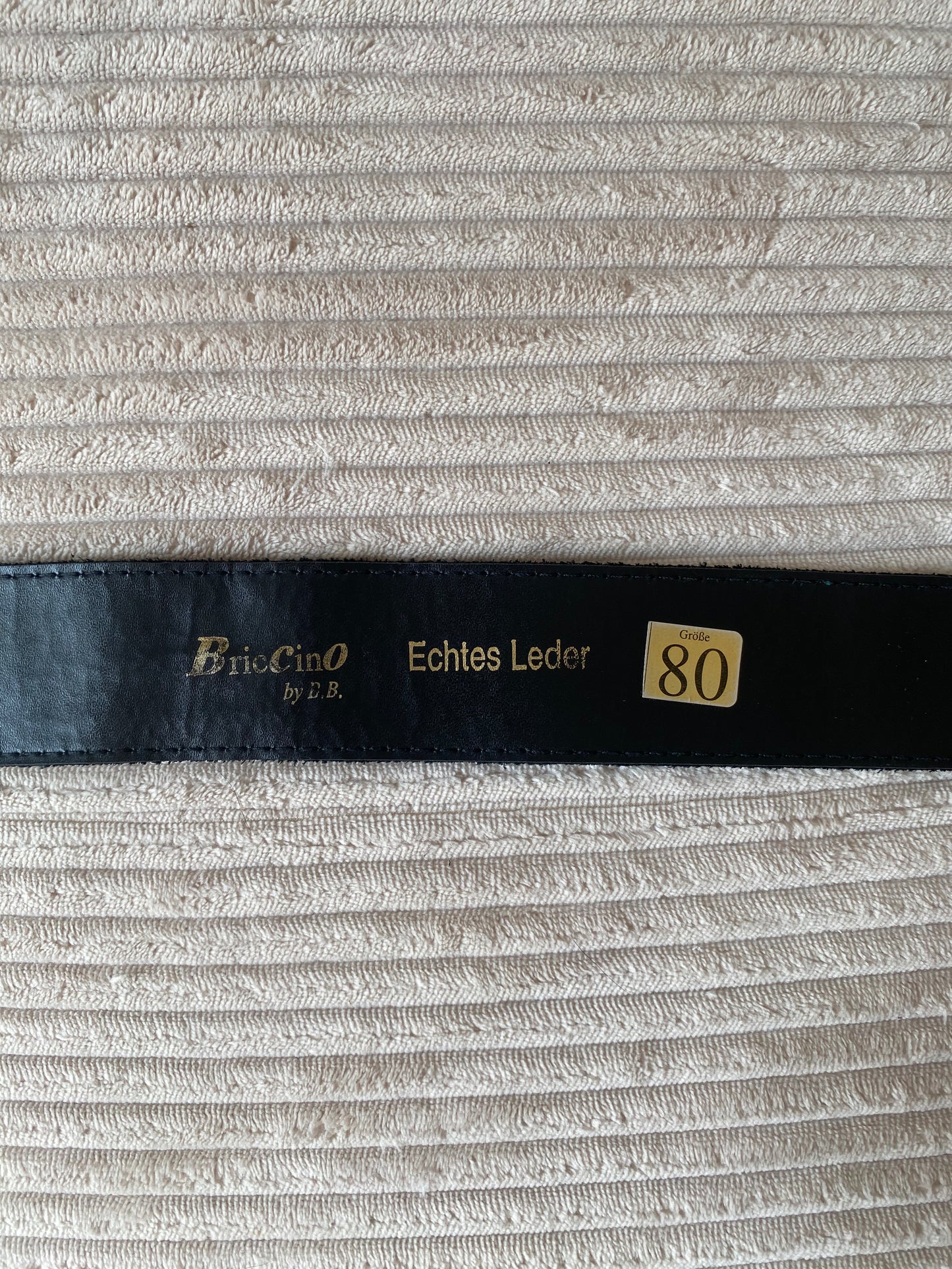 Vintage Strass-Steine Glitzer Gürtel in schwarz aus Leder, TW 80