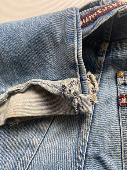 Blacksmith Workwear inspirierte Baggy Jeans denim blau in M -L