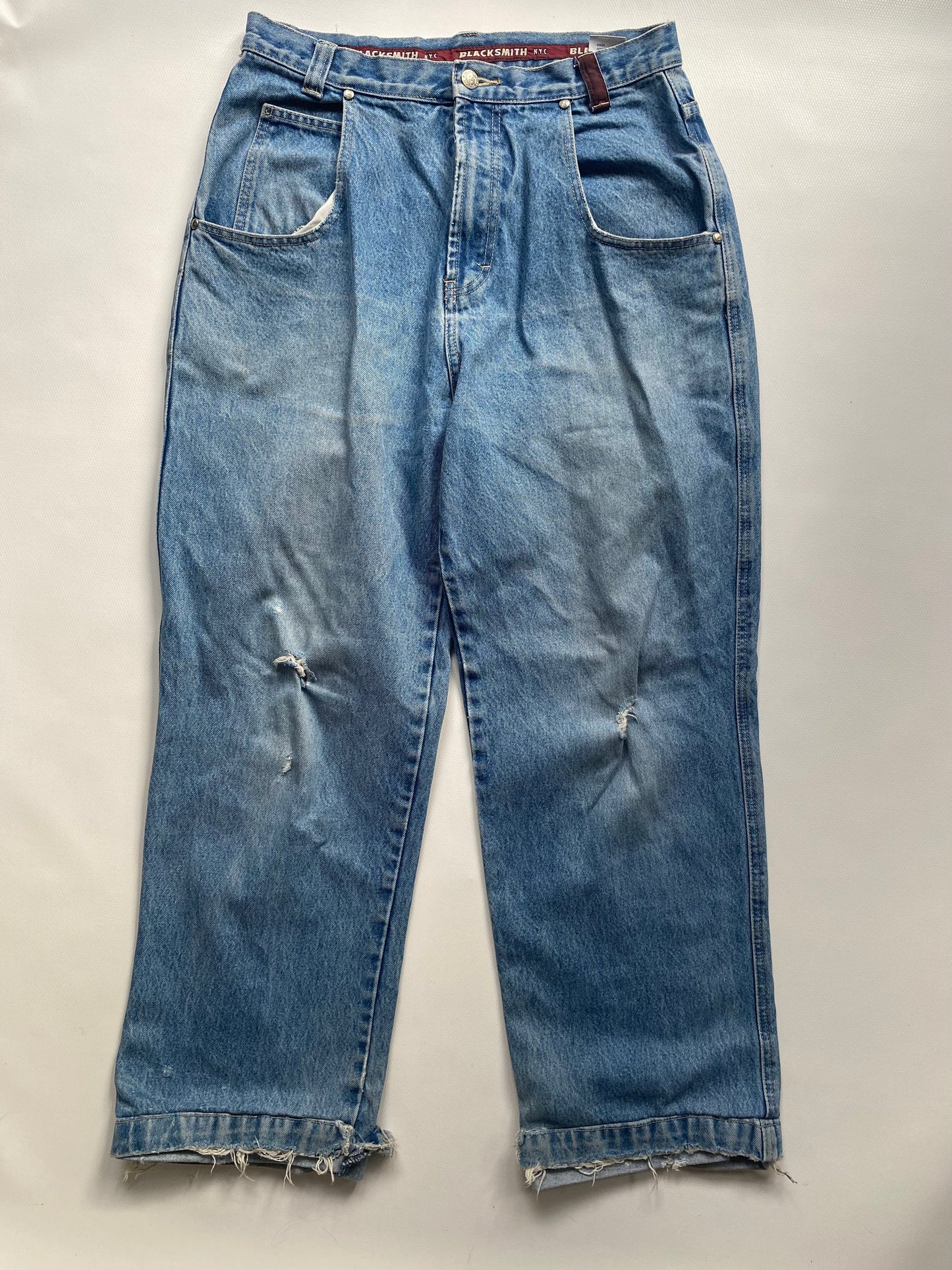 Blacksmith Workwear inspirierte Baggy Jeans denim blau in M -L
