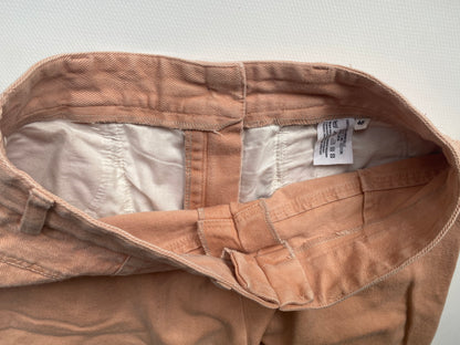 Retro Zerres Jeans Hose in lachs apricot beige, S-M