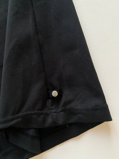 2006 adidas wide leg Hose, yoga pant Stil, schwarz weiß, XS, S