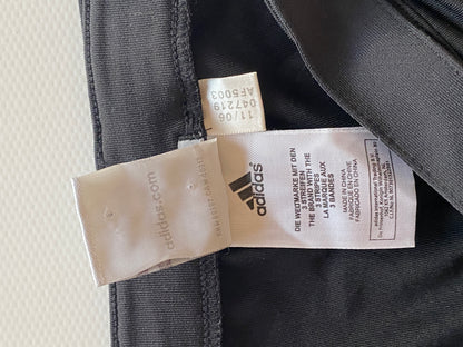 2006 adidas wide leg Hose, yoga pant Stil, schwarz weiß, XS, S