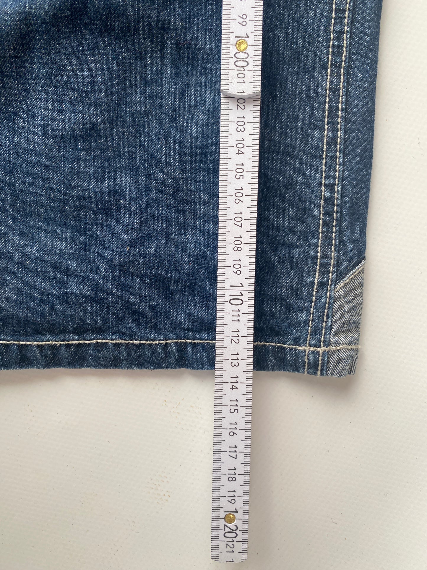 Download dark denim baggy Jeans mid waist Skater, S, M