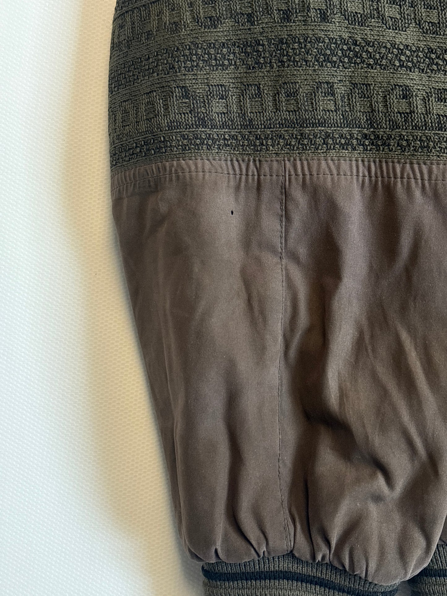 Vintage Bomberjacke braun oliv khaki mit Knöpfen, S,M,L