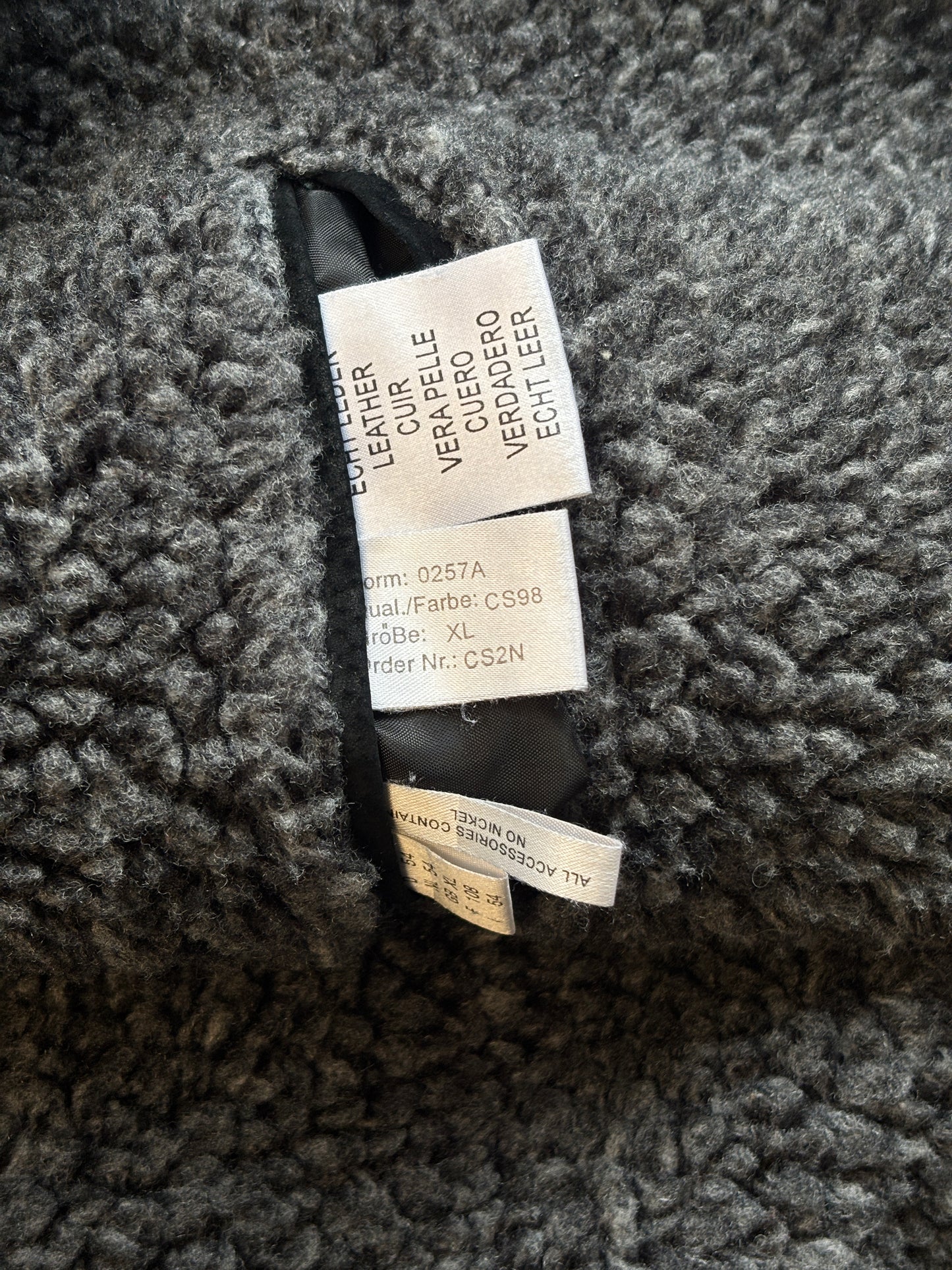 Aztec Navajo Suede Sherpa Wildleder Jacke mit Aztekenmuster, Vintage, S,M,L