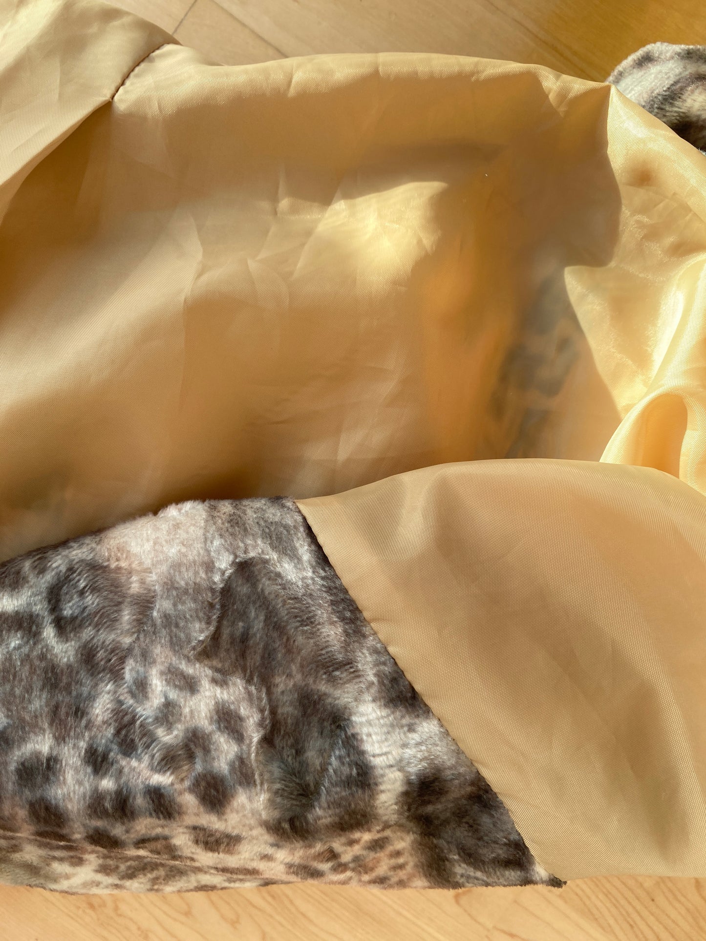 Leopard Muster weiß grau silber Jacke mit Kragen, S,M