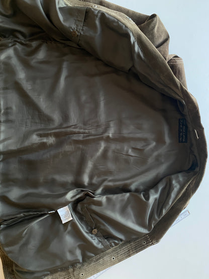 Wildlederjacke in oliv khaki, Kragen Blazer Stil, Julia S. Roma, S, M