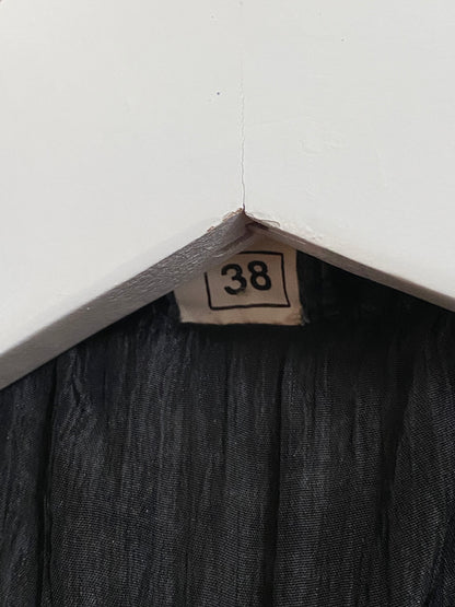 Echtleder Jacke Vintage Miss Astor im Bikerstil schwarz, S