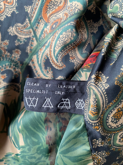 Echtleder Jacke Vintage Chevirex schwarz, M, L