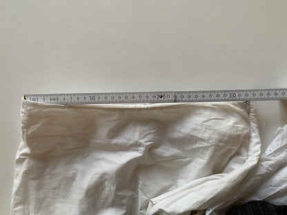 Traumhafter französischer Vintage Maxirock Zipfel Spitze Layering ruffled, S,M