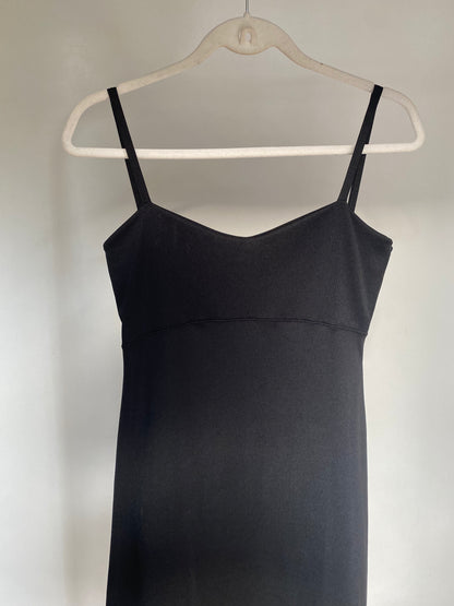 Retro pre-loved Minikleid in schwarz von Hennes Collection, M