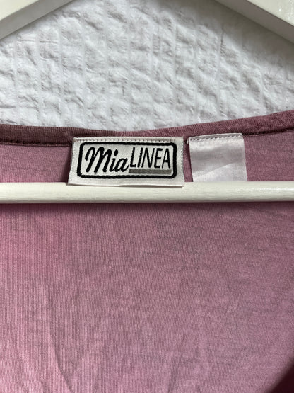 Vintage Fairy Tunika in lila-rosa, Schnürung, Viskose, S, M, L