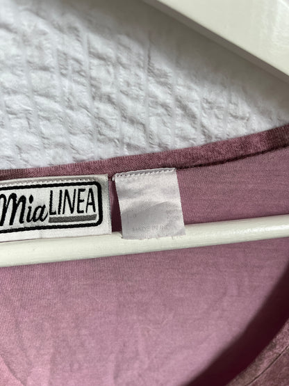 Vintage Fairy Tunika in lila-rosa, Schnürung, Viskose, S, M, L