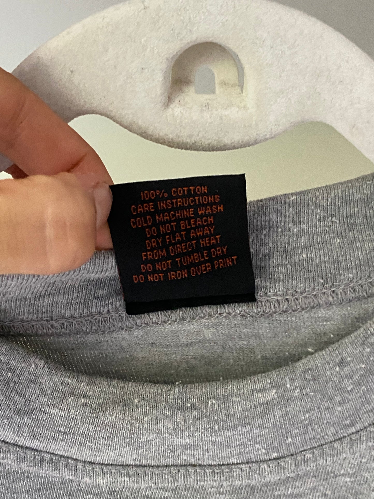 Vintage early 90s Kangaroo Australia T-Shirt hellgrau, S,M,L