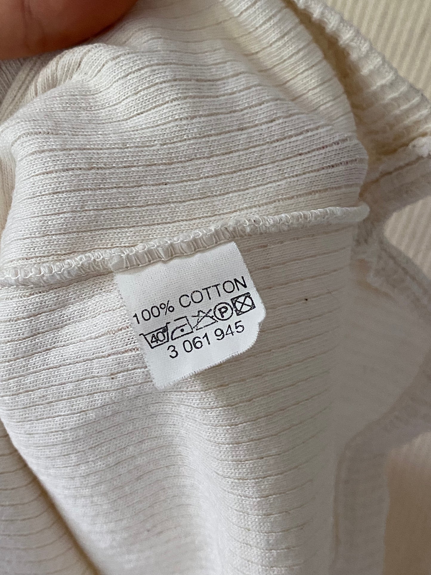 Paddocks oversize T-Shirt, creme, strukturierter Stoff, S - XL