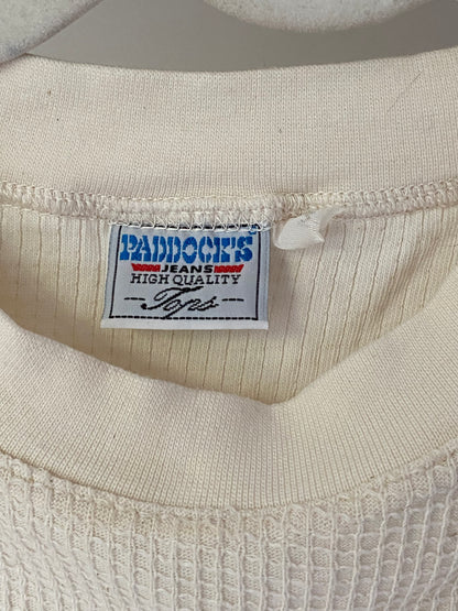 Paddocks oversize T-Shirt, creme, strukturierter Stoff, S - XL