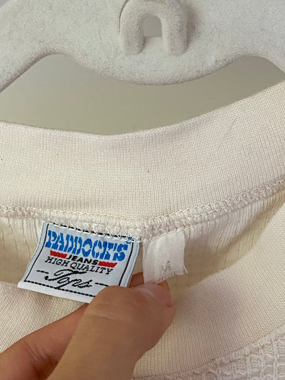 Paddocks oversize T-Shirt, creme, strukturierter Stoff, S - XL