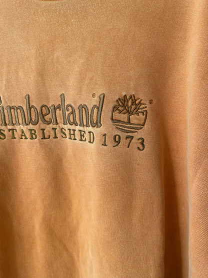 Timberland Crewneck Sweater in rostbraun orange, oversize S,M,L