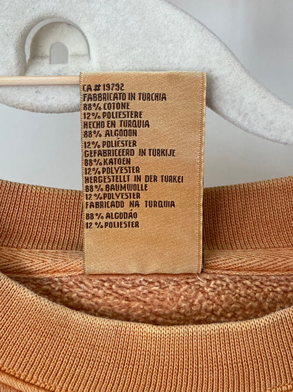 Timberland Crewneck Sweater in rostbraun orange, oversize S,M,L