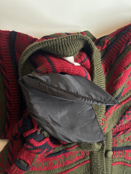 Vintage 3D Knit La Dame Australia Wollmix Cardigan, S, M