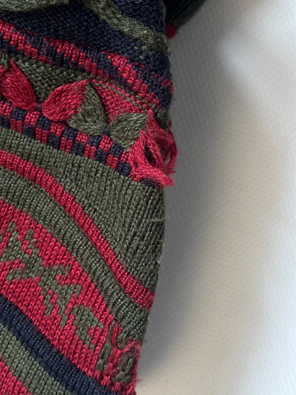 Vintage 3D Knit La Dame Australia Wollmix Cardigan, S, M