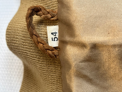 Wildleder Jacke 90er in hellbraun senfgelb mit Taschen, oversize S,M,L