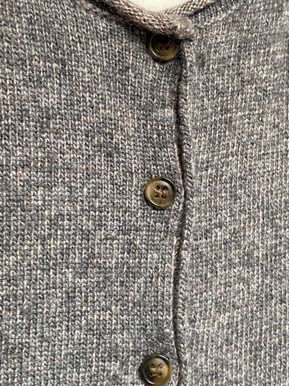 Massimo Dutti pre-loved Strickweste Pullunder grau Kaschmir-Wolle, M