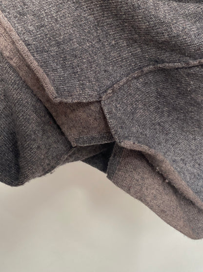 Massimo Dutti pre-loved Strickweste Pullunder grau Kaschmir-Wolle, M