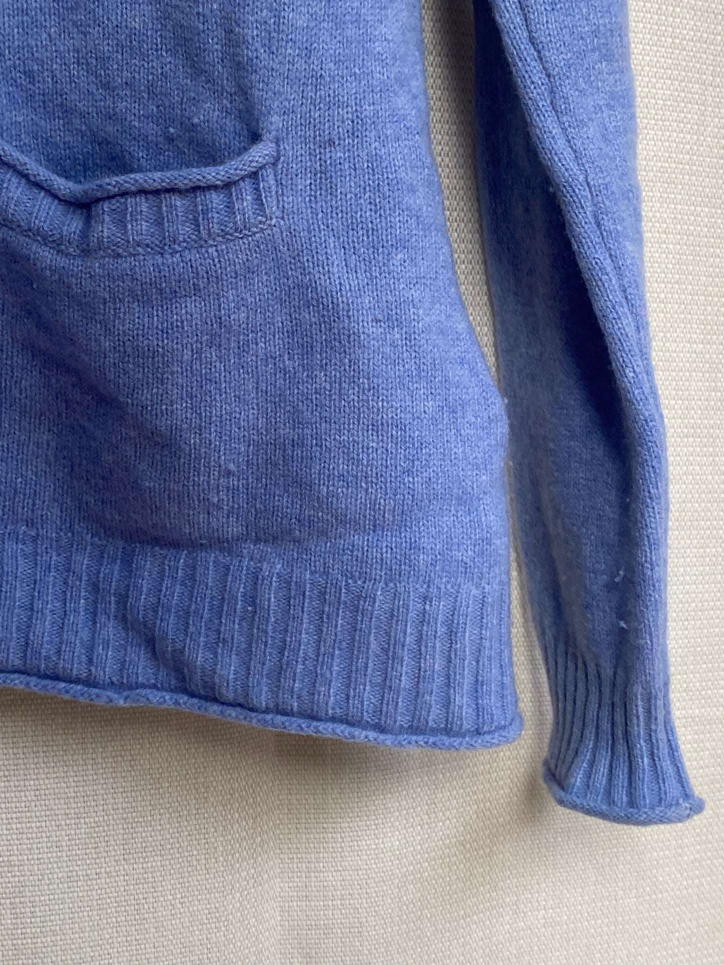 Christian Berg 100% Merinowolle Damen Cardigan in blau, M