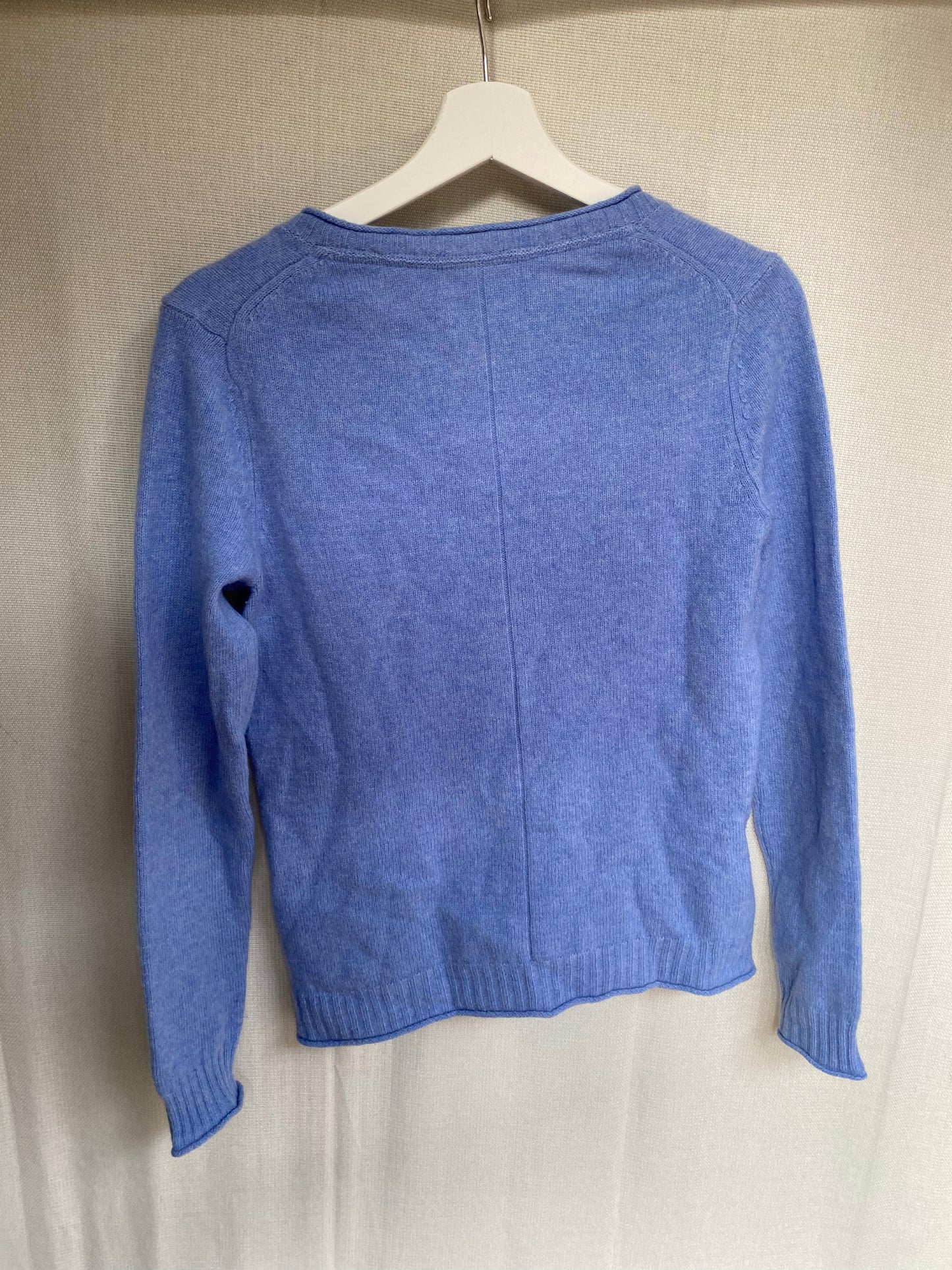 Christian Berg 100% Merinowolle Damen Cardigan in blau, M
