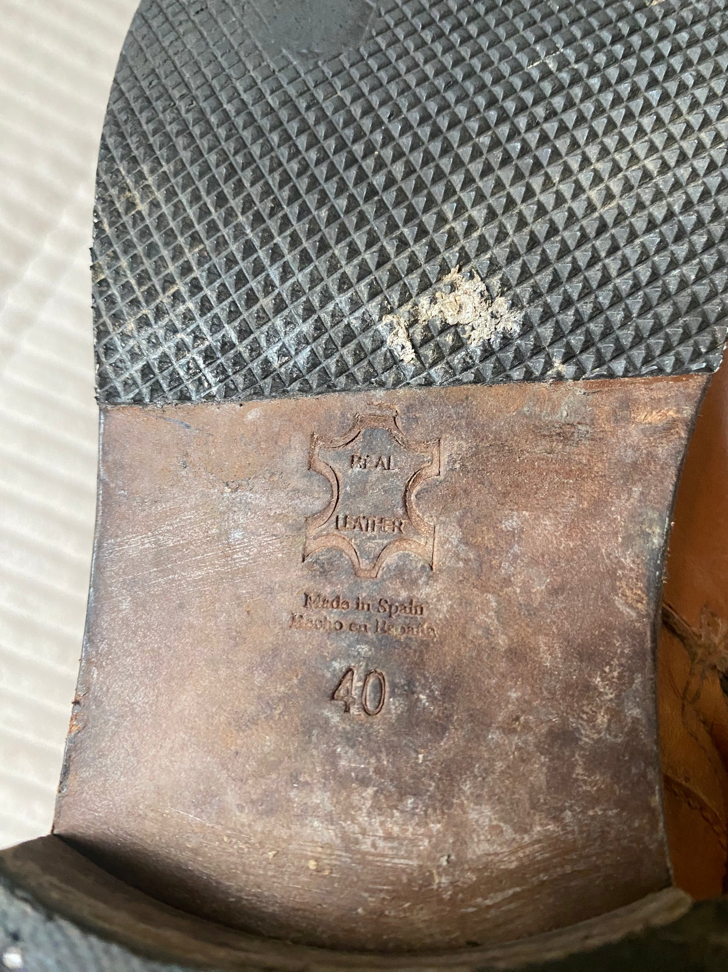 Massimo Dutti Brogue Stiefeletten cognac braun in Schnüroptik, Gr. 40