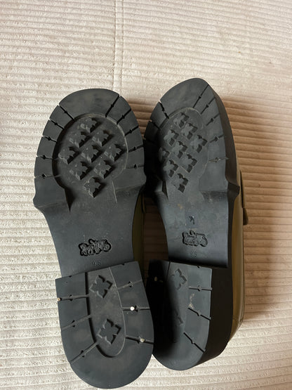 Coach Leder Loafer Leah Slipper in Moss, pistazie grün, Gr. 40