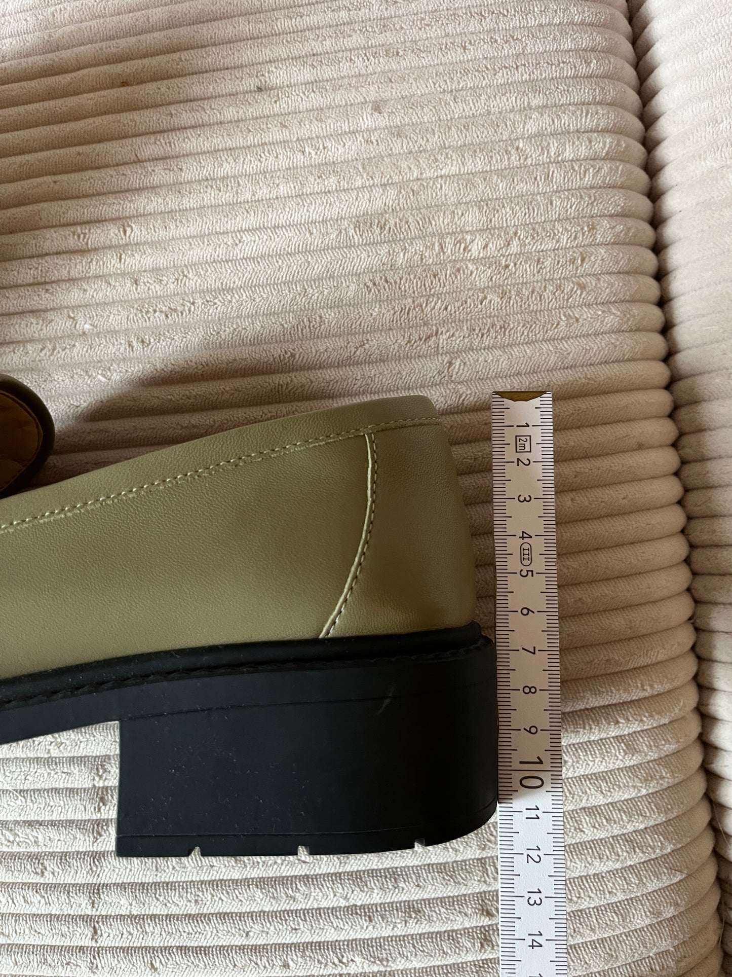 Coach Leder Loafer Leah Slipper in Moss, pistazie grün, Gr. 40
