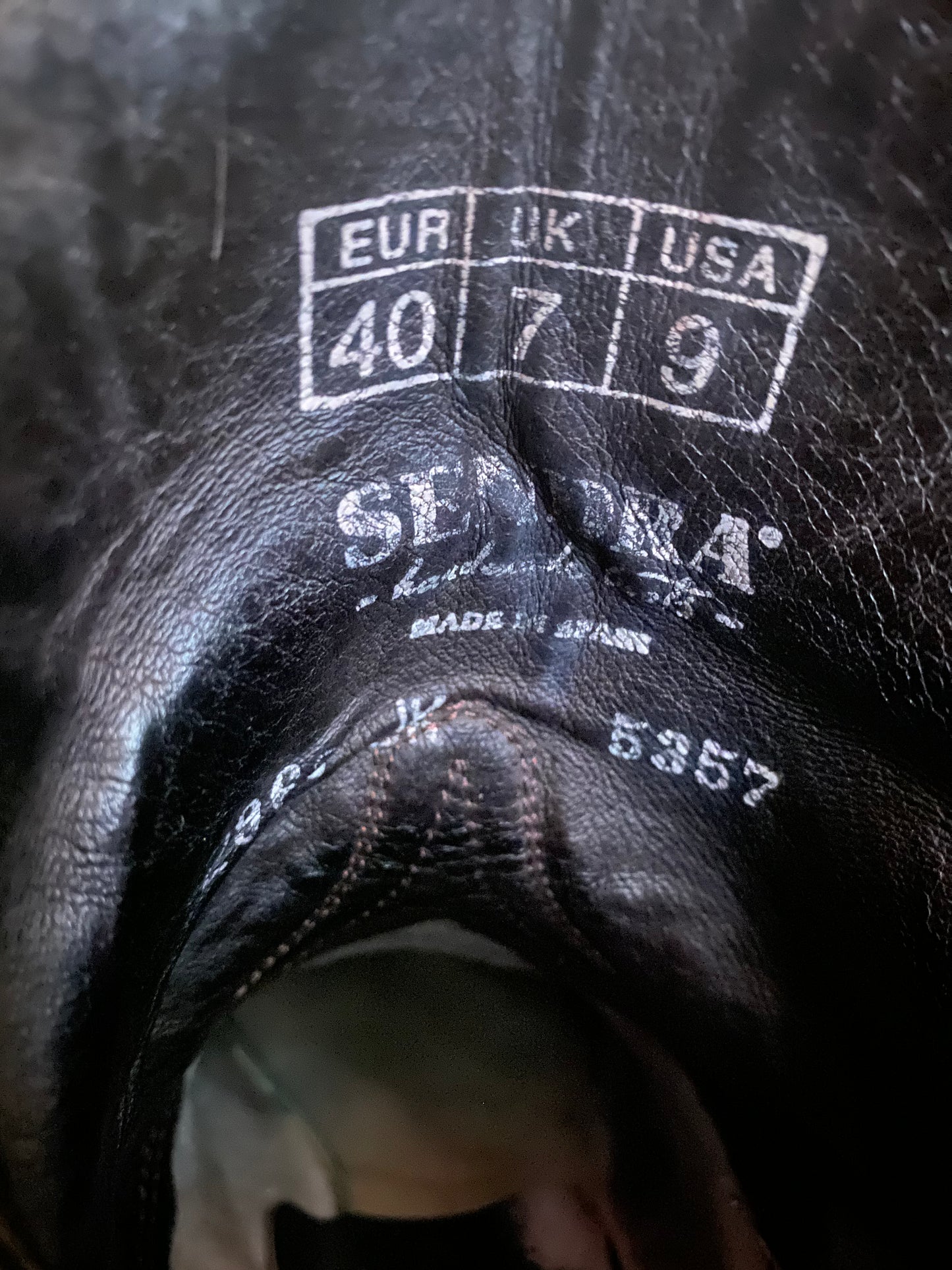 SENDRA Cowboy Boots 5357 Palm Damen braun Leder, Gr. 40