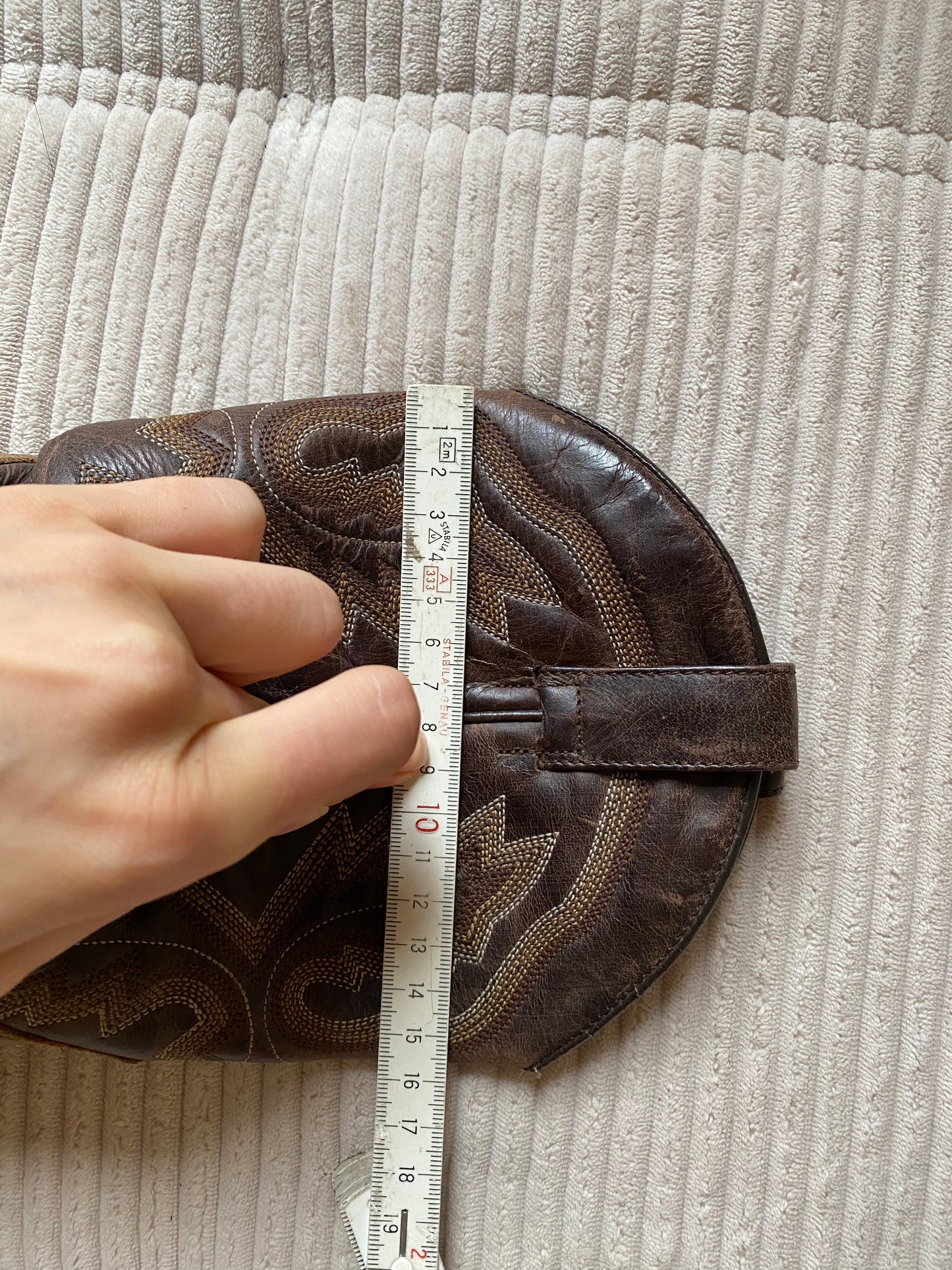 SENDRA Cowboy Boots 5357 Palm Damen braun Leder, Gr. 40