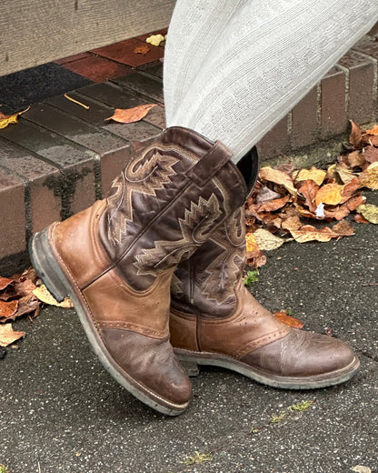 SENDRA Cowboy Boots 5357 Palm Damen braun Leder, Gr. 40